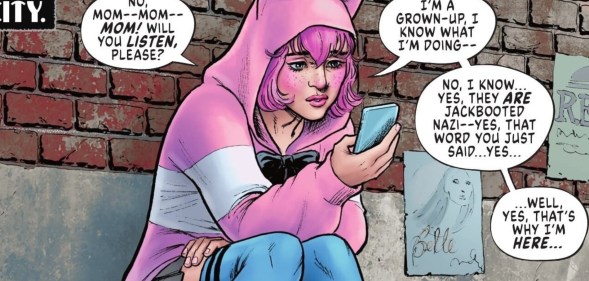 Featherweight in Cheetah and Cheshire Rob the Justice League