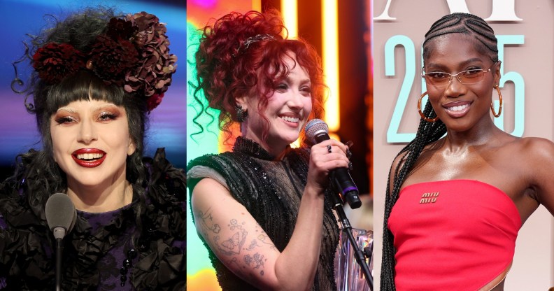 Lady Gaga, Chappell Roan and Doechii headshots