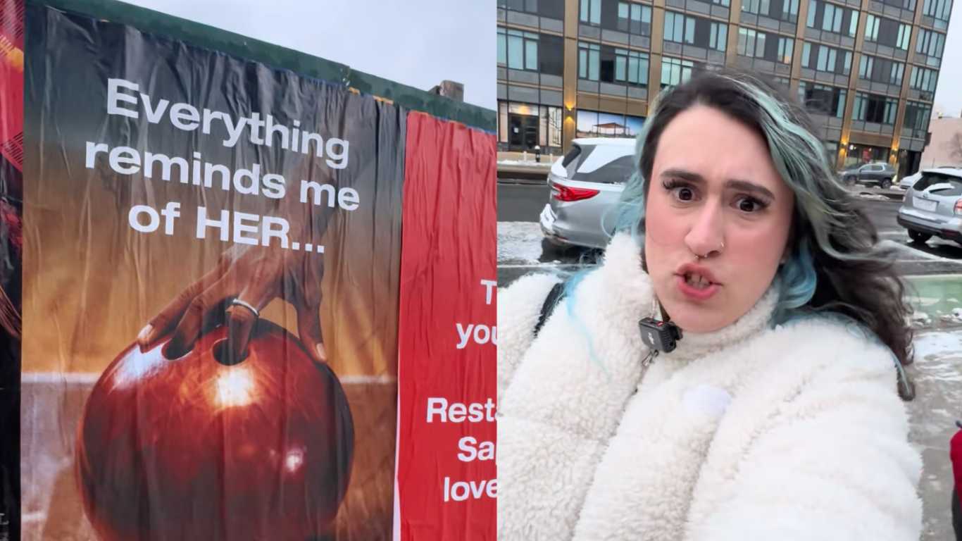 Lesbian dating app goes viral with hilarious bowling ball ad