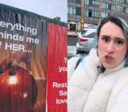 HER is going viral over its bowling ball advert.