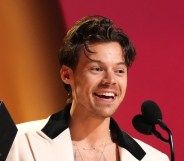 Harry Styles accepts Album Of The Year for “Harry's House”