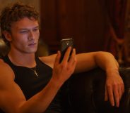 Connor Storrie in Heated Rivalry.