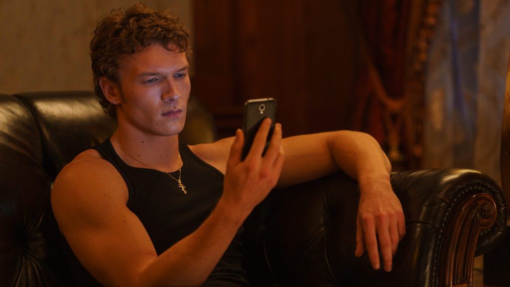 Connor Storrie in Heated Rivalry.