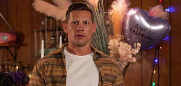 James Sutton as Hollyoaks' John Paul McQueen.