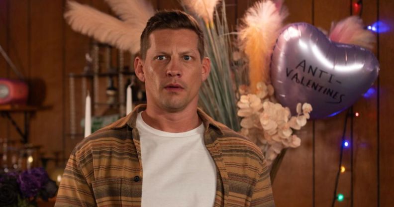James Sutton as Hollyoaks' John Paul McQueen.