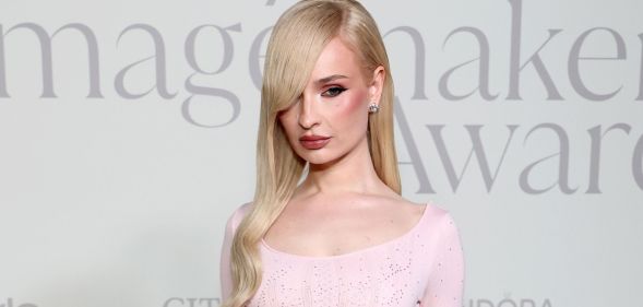 Kim Petras in pink