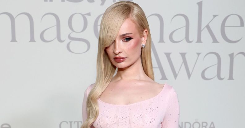 Kim Petras in pink