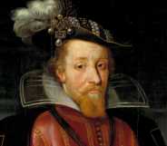 Portrait of King James I of England (1566-1625). Found in the collection of Nationalmuseum Stockholm.