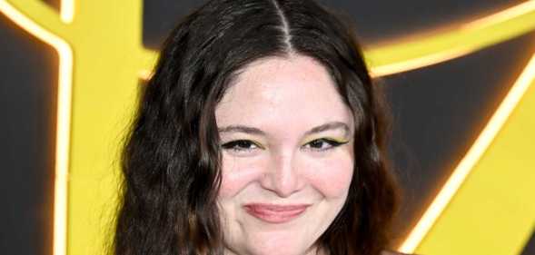 Megan Stalter at HBO's "I Love LA" Los Angeles Premiere held at Paramount Studios on October 28, 2025 in Los Angeles, California.