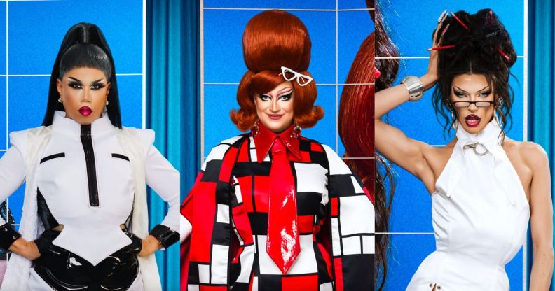 Melinda Verga, Kate Butch and Sminty drop are on the Drag Race UK vs The World season three cast.jpg