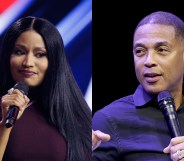 Nicki Minaj and Don Lemon headshots