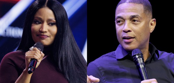 Nicki Minaj and Don Lemon headshots
