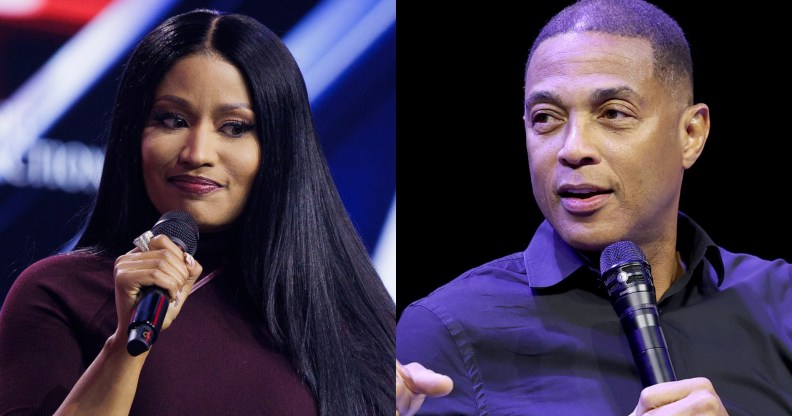 Nicki Minaj and Don Lemon headshots