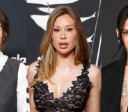 Quinn Shephard, Gabby Windey and Riley Keough pose at separate red carpet events.