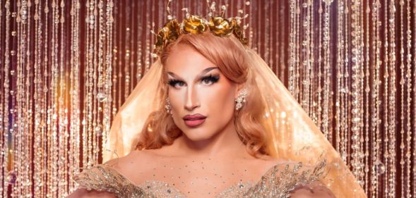 Drag Race star DD Fuego in her promotional image.