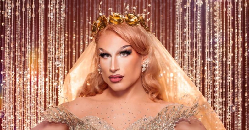 Drag Race star DD Fuego in her promotional image.