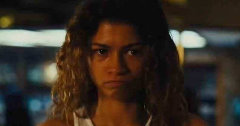 Zendaya in Euphoria season three.