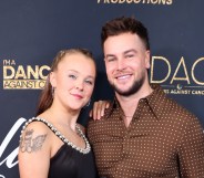 JoJo Siwa and Chris Hughes.