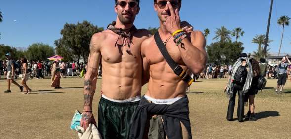 Queer Eye's Antoni Porowski and Zacharias Niedzwiecki.