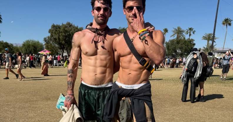 Queer Eye's Antoni Porowski and Zacharias Niedzwiecki.