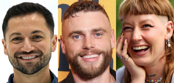 Here are some of Team GB's out LGBTQ+ athletes heading to the 2026 Olympic Winter Games: Lewis Gibson, Gus Kenworthy and Makayla Gerken Schofield