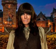 Claudia Winkleman in a promotional image for The Traitors.