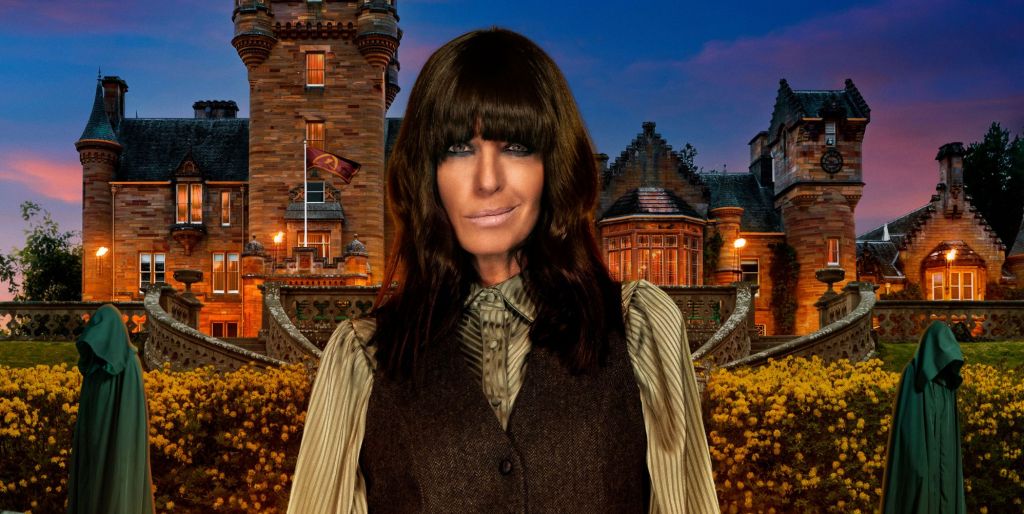 Claudia Winkleman in a promotional image for The Traitors.