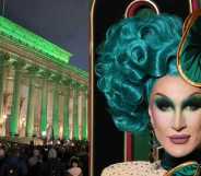 Monuments across Liverpool and the north west were lit up green in memory of The Vivienne