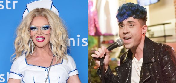 On the left, Willam in 2025, on the right Jaremi Carey in 2016.