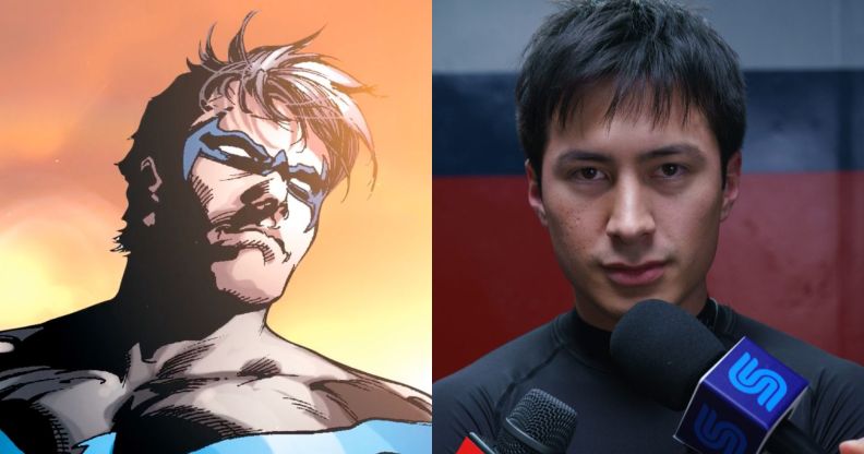 Nightwing and Hudson Williams