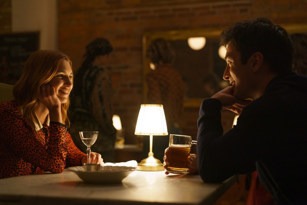 Sophie Nélisse as Rose Landry and Hudson Williams as Shane Hollander