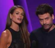 Heated Rivalry's François Arnaud presented at the Independent Spirit Awards alongside Kaia Gerber.