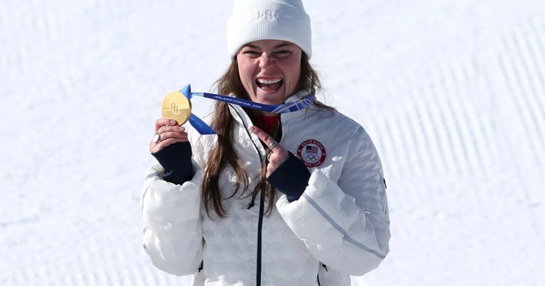 Breezy Johnson from 'Team LGBTQ+'