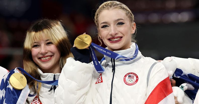 Amber Glenn at the 2026 Winter Olympics