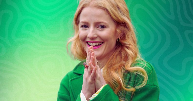 An edited picture of Hannah Spencer.