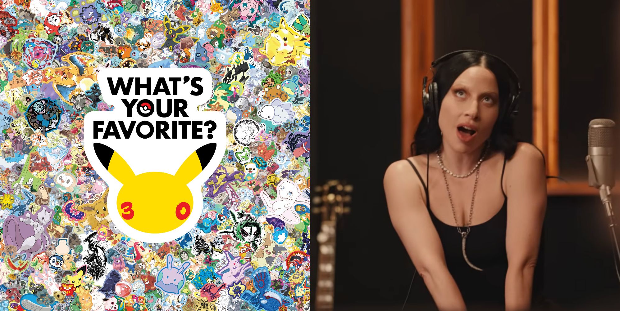 Lady Gaga reveals favourite Pokemon for brand's 30th anniversary celebrations