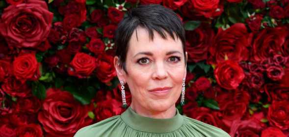 Olivia Colman attends "The Roses" UK Premiere at the Odeon Luxe Leicester Square on August 28, 2025 in London, England.
