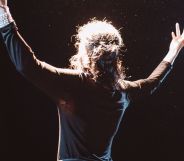 A person on a stage.