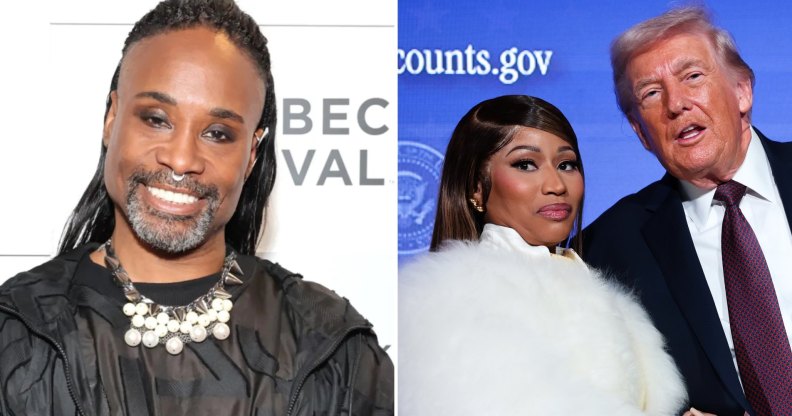 Billy Porter / Nicki Minaj and Donald Trump