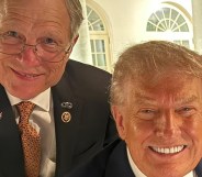Brian Babin with Donald Trump