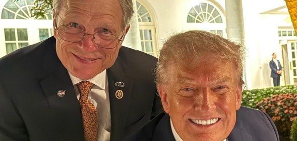Brian Babin with Donald Trump