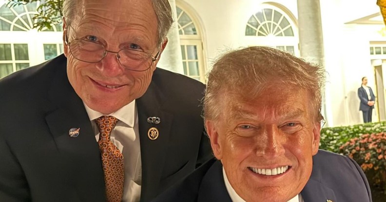 Brian Babin with Donald Trump