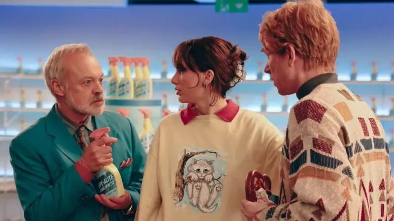 Taylor Swift recruits Graham Norton and more for ‘Opalite’ music video