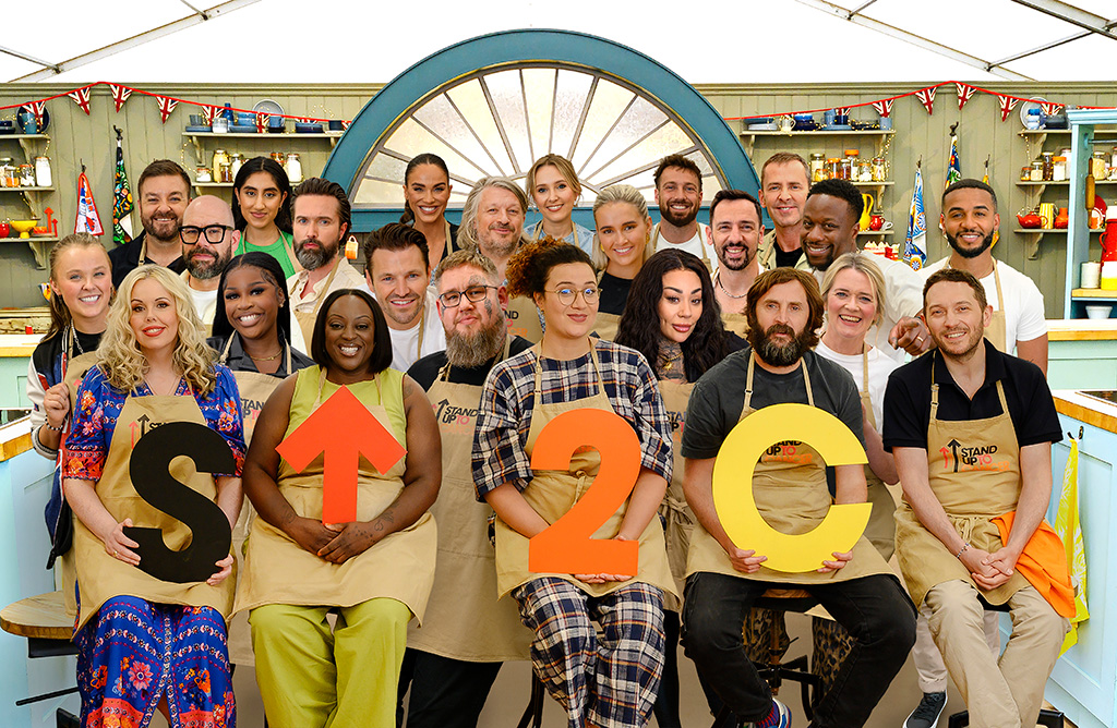 The Great British Bake Off Stand Up 2 Cancer 2026 cast 