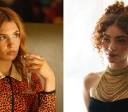 Sophie Nélisse and Ksenia Daniela Kharlamova from Heated Rivalry