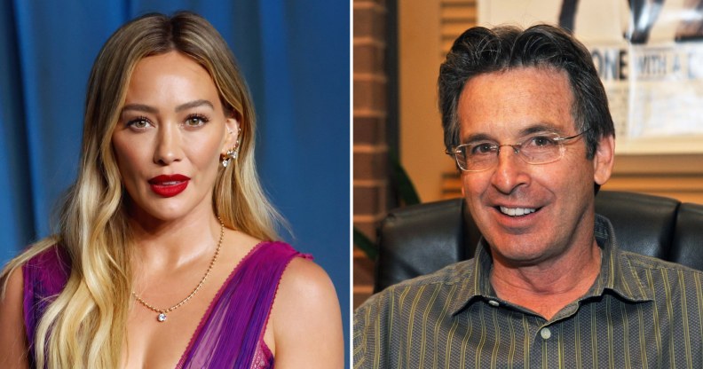 Hilary Duff and Robert Carradine
