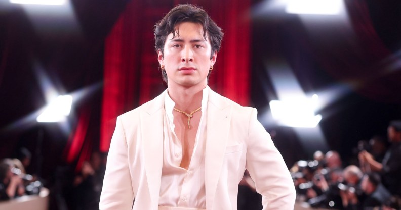 Hudson Williams at the Golden Globes