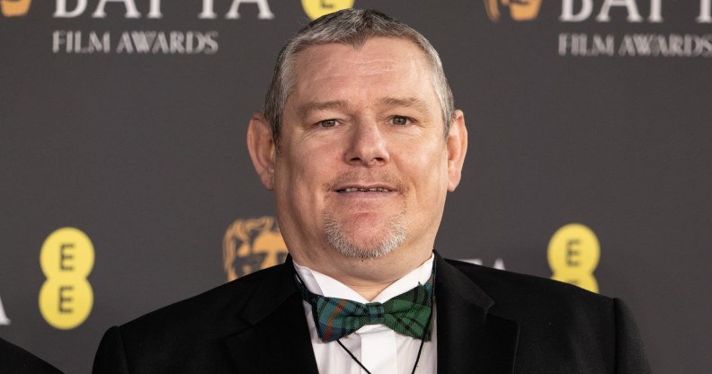 John Davidson at the 2026 BAFTAs