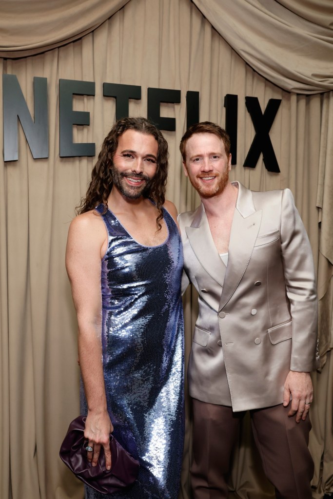 Jonathan Van Ness and husband Mark Peacock