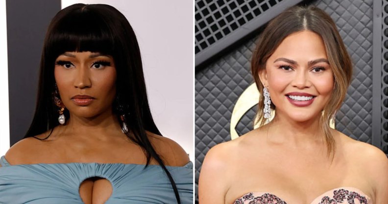 Nicki Minaj and Chrissy Teigen